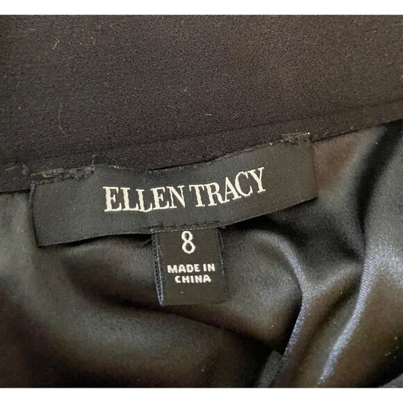 Ellen Tracy Womens Red & Black Abstract Print A-Line Skirt Size 8 - Picture 3 of 9